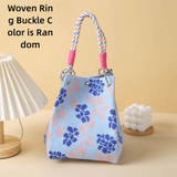 Women's Cartoon Knitted Bucket Bag