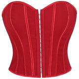 Leopard Print Strapless Corset Crop Top - USA Made Quality