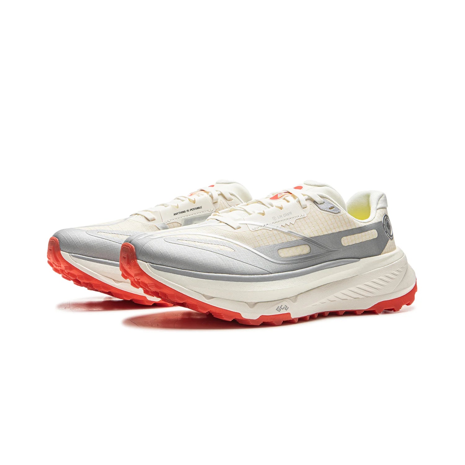 Li-Ning Men's DI LU 2 Trail Running Shoes XTRM-BOOM FIBER Cushion LN DWR Water Repellent LiNing Anti-slip Sports Shoes ARNV009