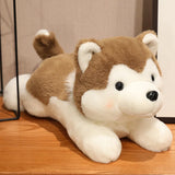 Cute Lying Husky Plush Pillow
