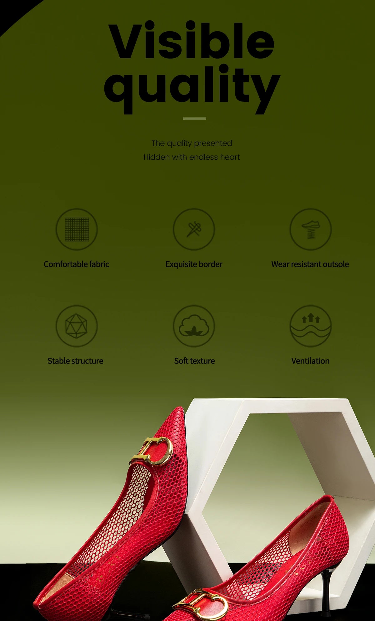 CHCH Women's High Heels 2025 Spring New Hollow Business Women's Shoes 7cm Red Evening Shoes
