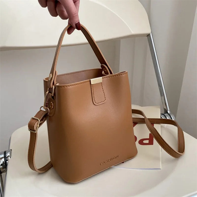 Women PU Leather Handbag Casual Tote Bag Lady Messenger Shoulder Bag Brand Design Female Totes Bolsa Black