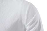 King Billion Men's Shirts Casual Men Cotton Linen Long Sleeve T-shirt Spring Autumn Vintage Shirt US Size Drawstring Neck