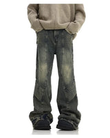 Men’s Relaxed Wide-Leg Denim Jeans