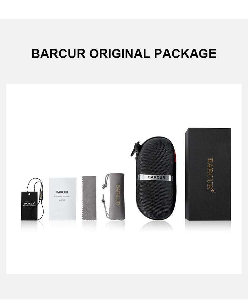 BARCUR Classic Polarized Sunglasses For Both Men Women Essential For Outdoor Driving Business Leisure Sunglasses