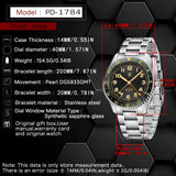 PAGANI DESIGN 2026 NEW Top GMT Men Automatic Mechanical Watches Pearl DG5833 Waterproof Luminous Sapphire Glass reloj hombre