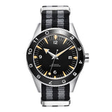 41MM Sapphire Glass 100m Waterproof Japan  Automatic Luminous Mens Watch Nylon Strap