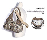 Women Handbags Leopard Bag Top-handle Handbag Fashion Satchel Dumpling Pack Shoulder Bag Tote Bag Hobos Large Purse