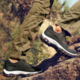 SNORW Men's Microfiber Casual Sneakers | All-Season Style