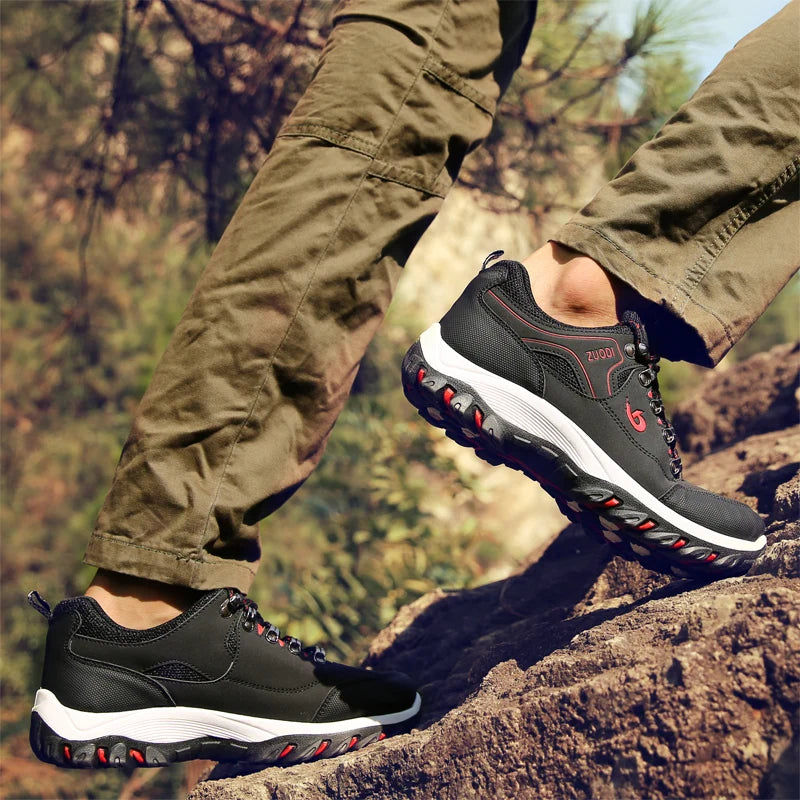 SNORW Men's Microfiber Casual Sneakers | All-Season Style
