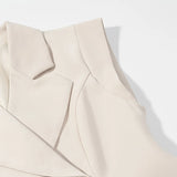 2 Pcs Women Chic Pants Suit Casual Turn-down Collar Slim Top+ Zipper Waist-drooping Wide-leg Long Pants Fashion Summer Suits Set