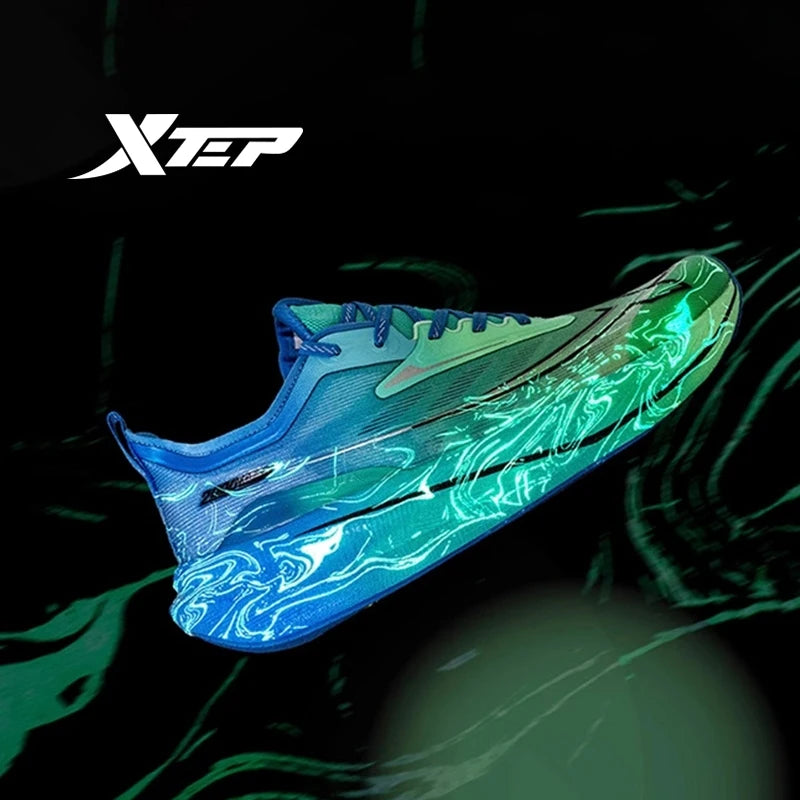 Xtep 2000KM 2.0 Running Shoes Men  Summer Professional TPU Shock Absorption Sneakers 876219110043(suggest half size down)