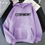 KARMA Vintage-Inspired Fleece Pullover Hoodie