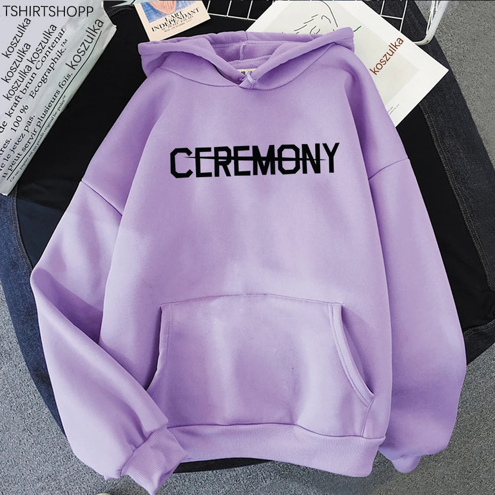 KARMA Vintage-Inspired Fleece Pullover Hoodie