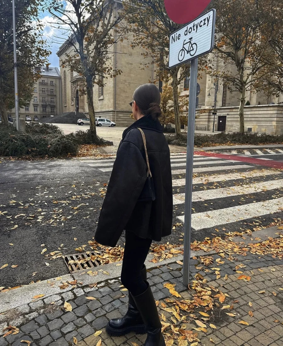 Women’s ZW Series Oversized Long-Sleeve Warm Coat