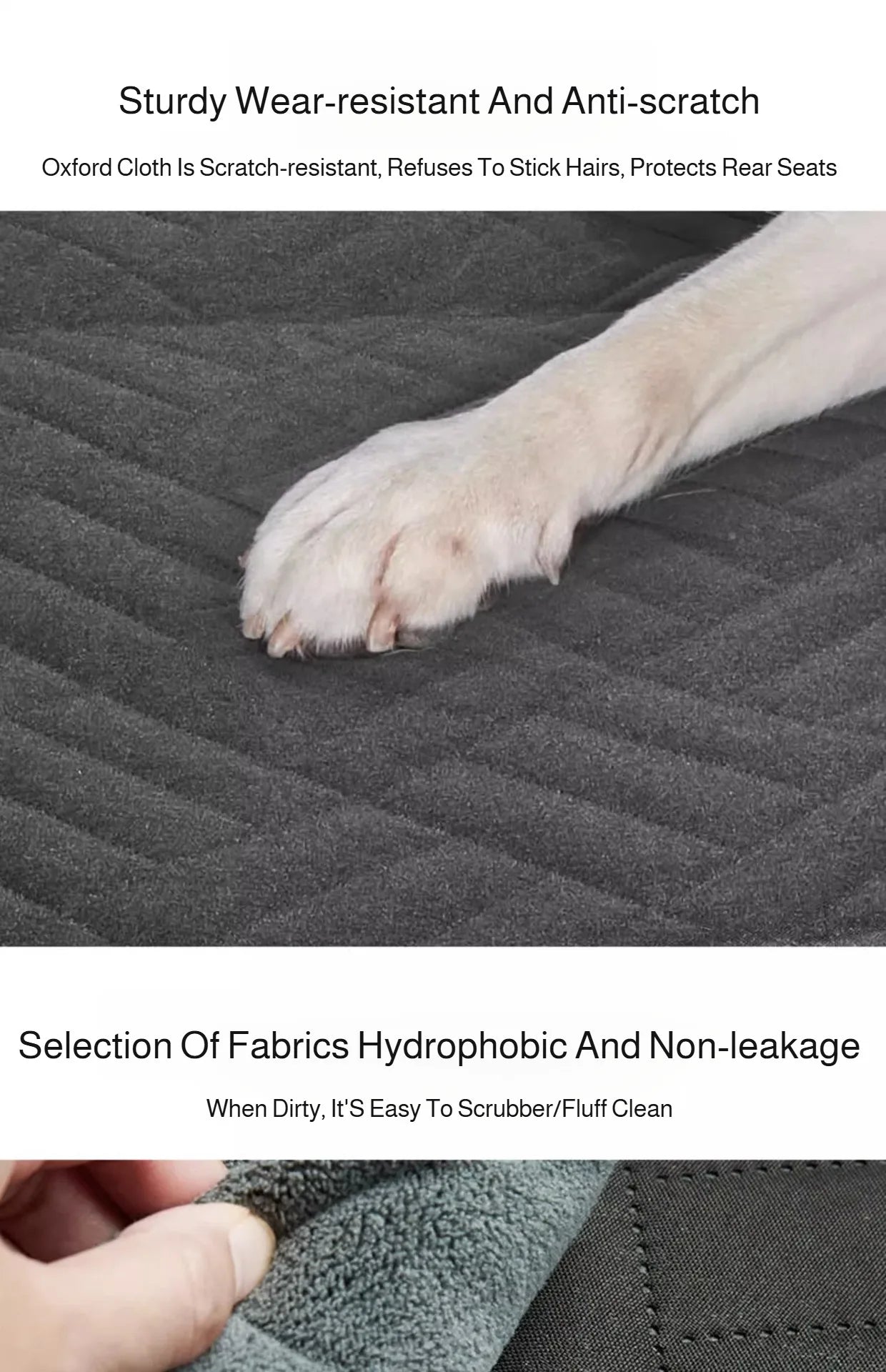 Waterproof Pet Car Seat Cover – Nonslip Hammock