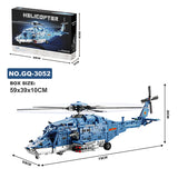 Technology Armed Helicopter Building Blocks Toys Air Forces Model Airplane Blocks Set Educational Toys For Boys Gifts
