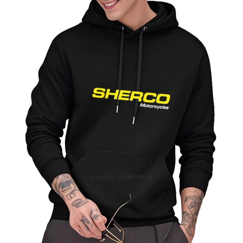 Autumn Men Warm Zipper Sherco 450 SEF Factory Racing Hoody Cotton Brand Hoodie Euro Size Anime Trendy Jacket