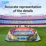 CaDA Camp Nou (Barcelona FC) Stadium Building Block Set / 728 Pieces / Collector's Item for Football Fans & Block Enthusiasts