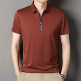 Men's Zipper Polo Shirt | Smart Casual All-Season