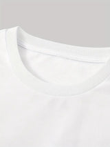Men's "Never Give Up" 100% Pure Cotton Graphic Tee - Loose Fit