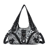 Women Handbags Leopard Bag Top-handle Handbag Fashion Satchel Dumpling Pack Shoulder Bag Tote Bag Hobos Large Purse