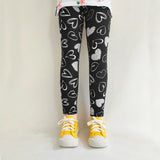 Girls' Floral Cartoon Fashion Leggings