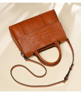 Women's Cow Real Leather Crossbody Bag Female Cowhide Designer Luxury Shoulder Bags Ladies Casual Retro Large Capacity Handbag