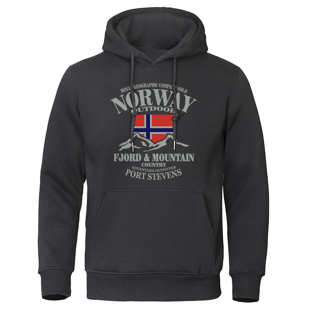 Norway Mountain Oversize Hoodie