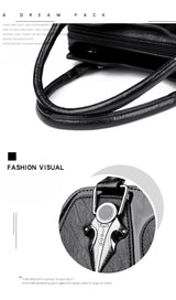 Women Bags Luxury Handbags Fashion Totes Ladies Shoulder Bags High Quality PU Leather Casual Totes Top Handle Shoulder Messenger