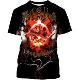 Black Sabbath 3D Print Graphic T-Shirt — Men's Short Sleeve Tee