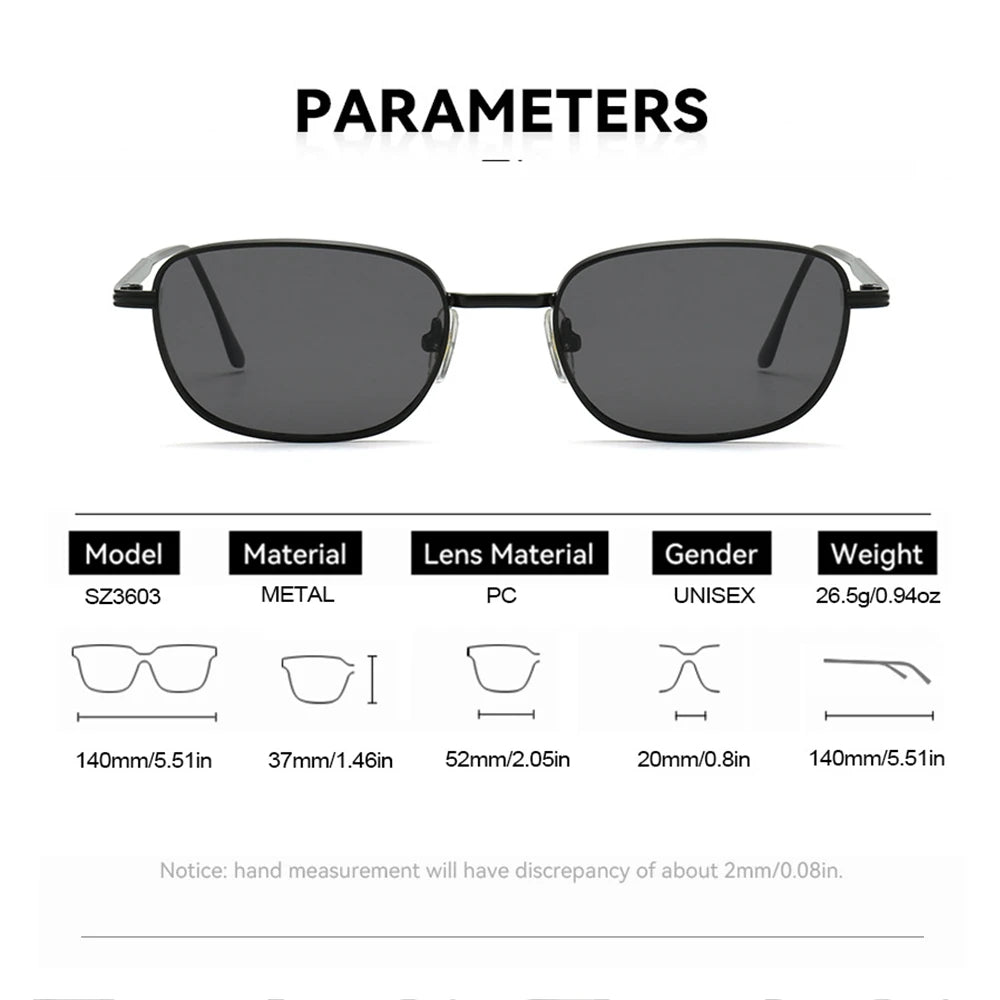 DDDLONG Fashion Small Square Retro Sunglasses Women Classical Vintage Punk Sun Glasses For Men Eyewear Outdoor Shades D626