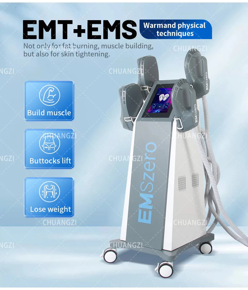 EMSZERO PRO 6500W NEO Hi-emt Slimming Machine EMS+EMT/RF Nova Body Sculpting EMS Pelvic Muscle Stimulator EMSZero Salon