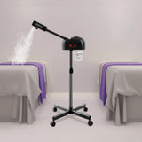 750ml Ozone Facial Steamer Height Adjustable Sprayer 360° Rotatable Movable Skin Care Equipment for Salon Beauty Spa White/Black