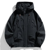 Men's Hooded Windbreaker Zip Jacket – Cargo Style