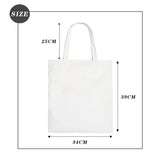 Dude, THIS IS A BAG Ukrain Canvas Graphic Shopping Bag for Lady Shopper Bag Letter Print Women Black White Shoulder Bag