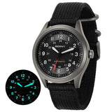 BERNY Titanium Automatic Men's Field Watches Date Sapphire Super Luminous Sports Easy Read Outdoor 10ATM Mechanical Watch