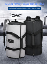 OZUKO Garment bag Multifunction Men Suit Storage Large Capacity Luggage Handbag Male Waterproof Travel Duffel Bag Shoes Pocket