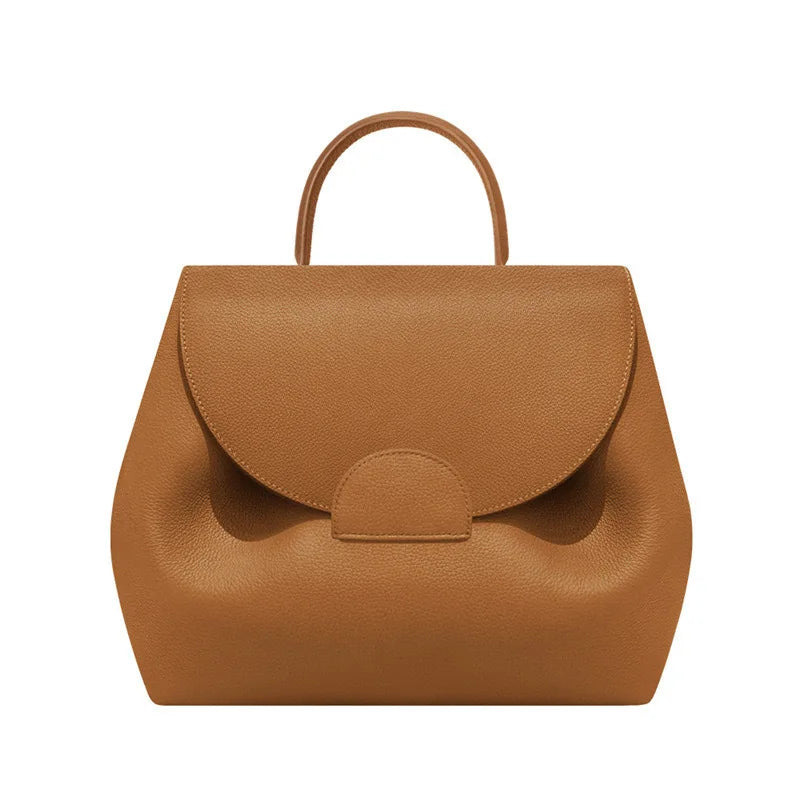 Luxury Genuine Leather Rectangle Crossbody