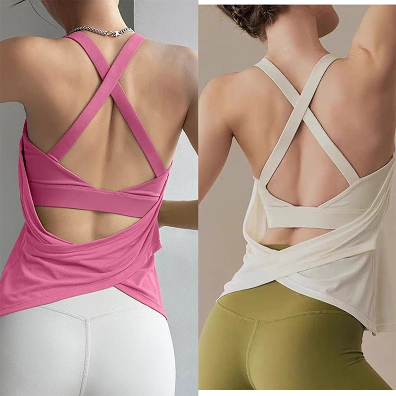 Trendy Two-Piece Yoga Set | High-Impact Sports Bra & Performance Leggings