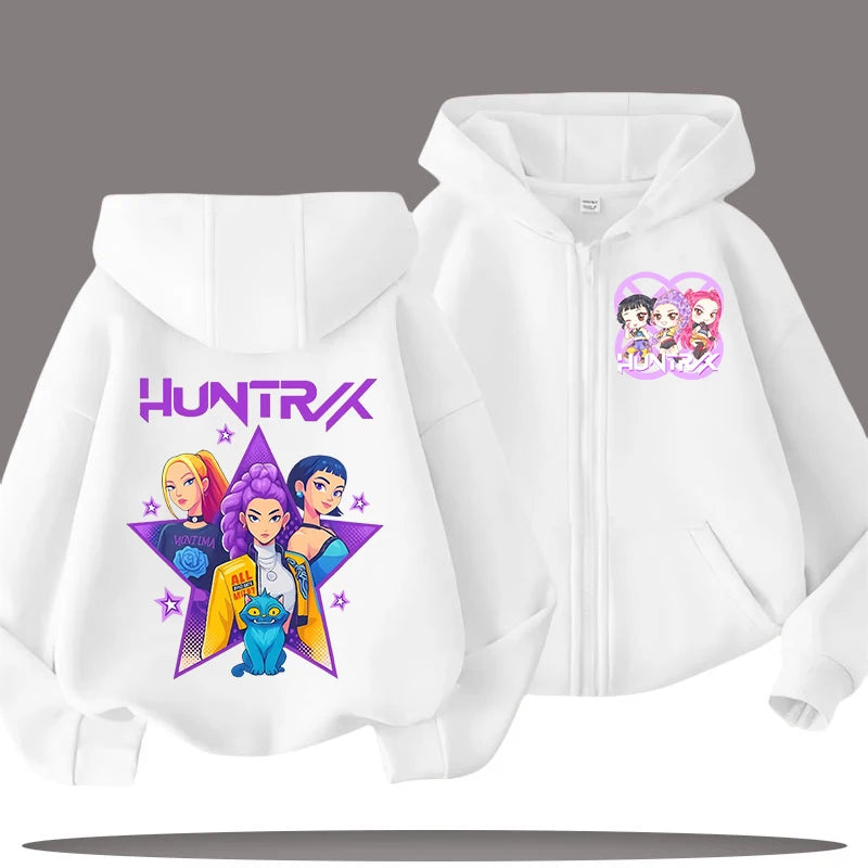 Demon Hunters Kids' Hooded Zip Jacket