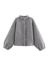 Women's 2-Piece Knitted Mini Skirt & Bomber Jacket Set