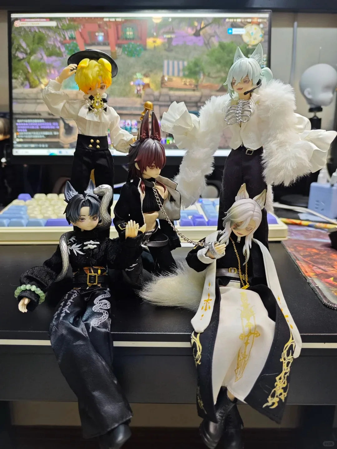 Original Jidongshunxi 17cm Sicily Past The Story Series Mjd Blind Box With Movable Joints Anime Figure Modle Toy Desktop Gifts