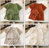 Baby Boys’ Waffle Knit 2-Piece Set
