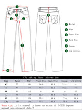 Men's Baggy Wide-Leg Curved Denim Jeans