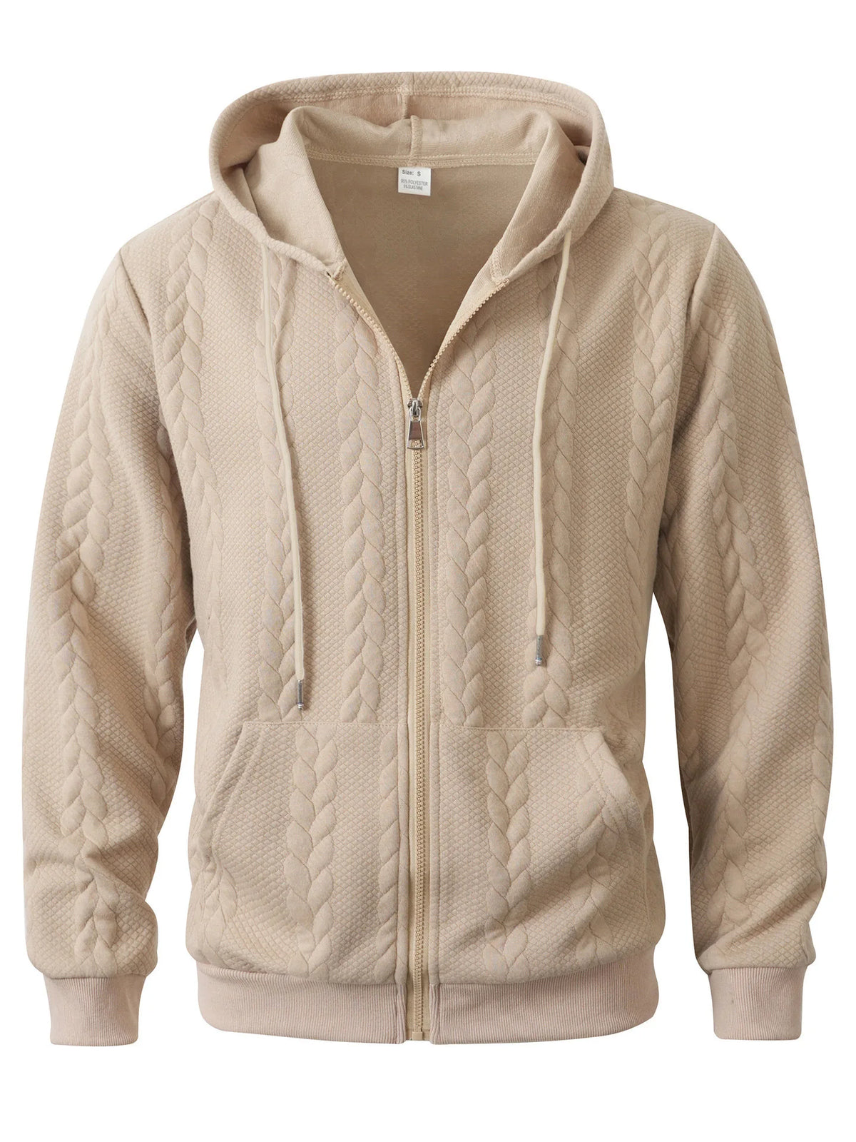 Men's Knit Zip-Up Hoodie