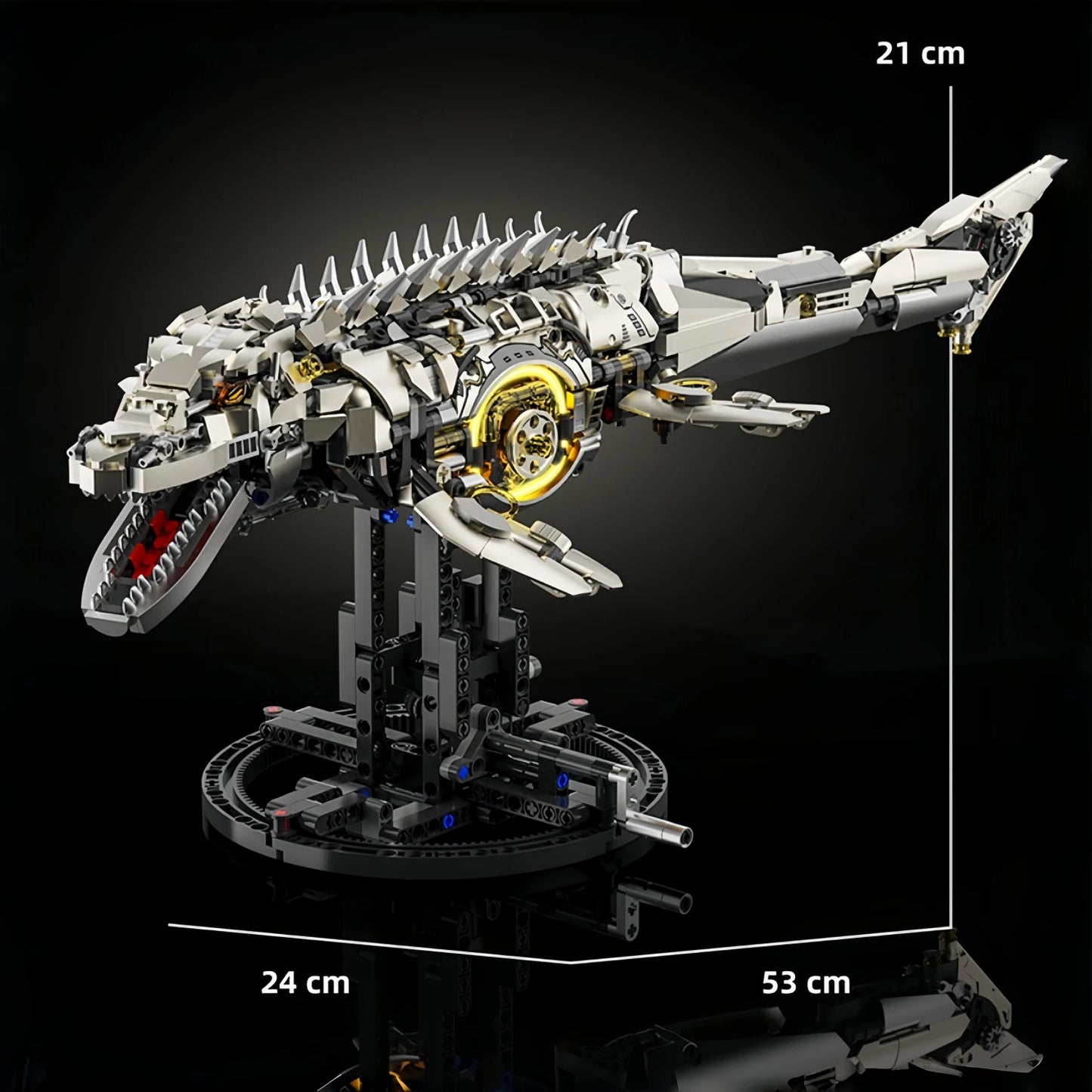 866PCS MOC Creative Dragonfly Mechanical Model Building Blocks Kit DIY Construction Toy STEM Learning for Kids Adults Set