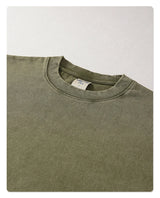 Men's Washed Cotton T-Shirt, Loose Fit 275gsm