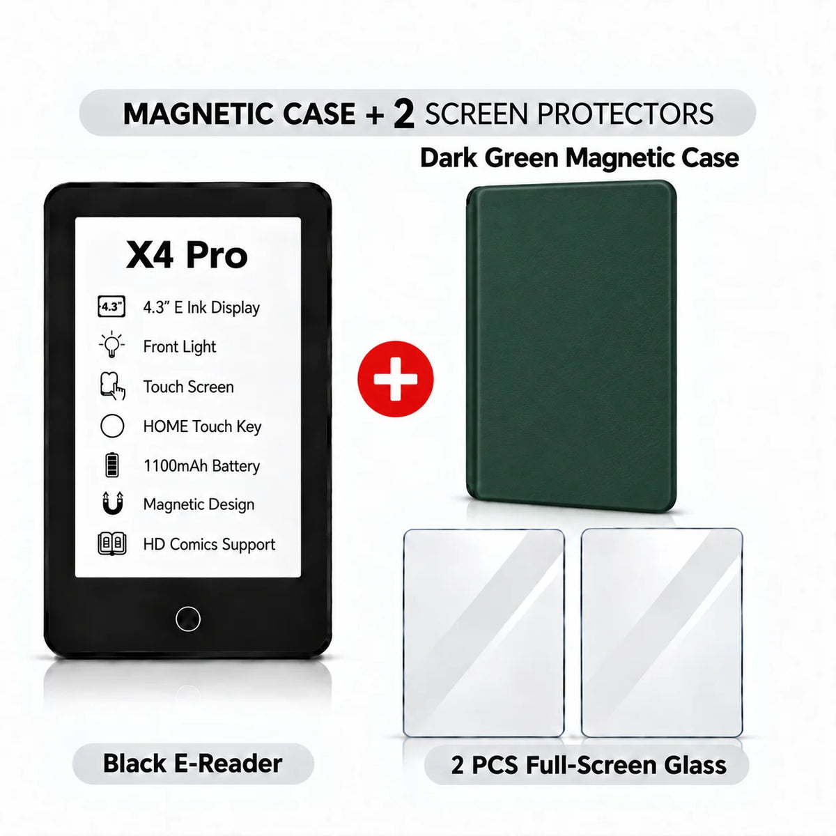 XTEINK Pocket E Ink E-Reader for Travel & Daily Reading