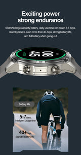 NORTH EDGE GPS Smart Watch – AMOLED, Bluetooth & IP68